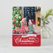 とても楽しいクリスマスの台本の写真 シーズンカード (スタンド正面)