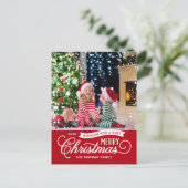 とても楽しいクリスマスの台本の写真 シーズンポストカード (スタンド正面)