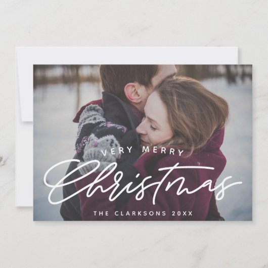 とても楽しいクリスマスカード シーズンカード (正面)