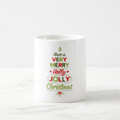 とても楽しいクリスマスツリー クリスマス コーヒーマグカップ (中央)