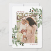 とても楽しいクリスマスフォトカード 招待状 (正面)