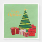 とても楽しいクリスマス – 贈り物を添えた木 (正面)