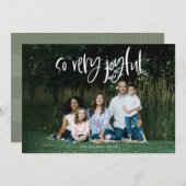 とても楽しい休日の写真カード シーズンカード (正面/裏面)