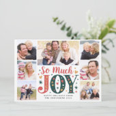 とても楽しい写真の数々のクリスマス シーズンカード (スタンド正面)