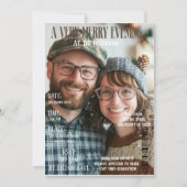 とても楽しい夜 Magazine 表紙の写真 招待状 (正面)