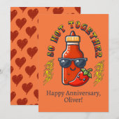 とても熱い一緒にホットソーススパイシーカード シーズンカード (正面/裏面)