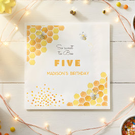 とても甘いビー子供の誕生日 スタンダードランチョンナプキン