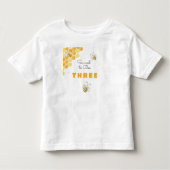 とても甘いビー子供の誕生日 トドラーTシャツ (正面)