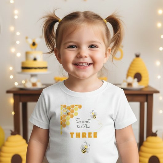 とても甘いビー子供の誕生日 トドラーTシャツ