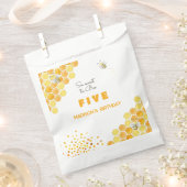 とても甘いビー子供の誕生日 フェイバーバッグ (クリップ留めされた状態)