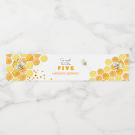 とても甘いビー子供の誕生日 ペットボトルラベル