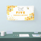 とても甘いビー子供の誕生日 横断幕 (トレードショー)