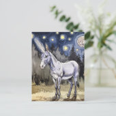 とても甘いロバのユニコーン ポストカード (スタンド正面)