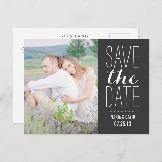 とても甘い | セーブ・ザ・デート案内 案内ポストカード (正面/裏面)