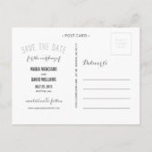 とても甘い | セーブ・ザ・デート案内 案内ポストカード (裏面)