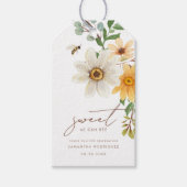 とても甘い |フローラ春ベビーシャワーのお気に入り ギフトタグ (正面)