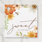 とても甘い |フローラ春ベビーシャワー フェイバータグ (正面)