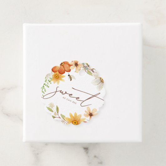 とても甘い |フローラ春ベビーシャワー フェイバータグ (インサイチュ)