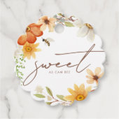 とても甘い |フローラ春ベビーシャワー フェイバータグ (正面)