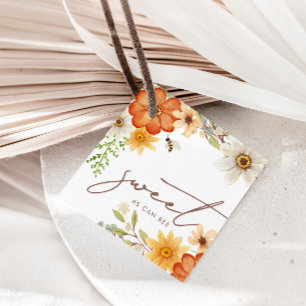 とても甘い  フローラ春ベビーシャワー フェイバータグ