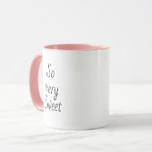 とても甘い |ヴィンテージ水彩マカロン マグカップ (正面左)