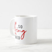 とても疲れている コーヒーマグカップ (正面左)