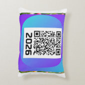 とても素敵で美しい写真のデザインが施された アクセントクッション (裏面(縦))