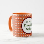 とても素敵なカボチャのスパイス マグカップ (正面左)