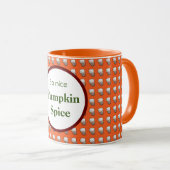とても素敵なカボチャのスパイス マグカップ (正面右)