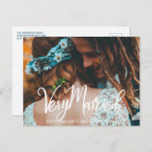 とても結婚したホリデー・エレガント シーズンポストカード (正面/裏面)