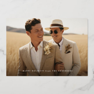 とても結婚した 折りたたまれた ホリデー グリーティング カード