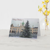 とても美しいクリスマスグリーティングカード！ カード (黄色い花)