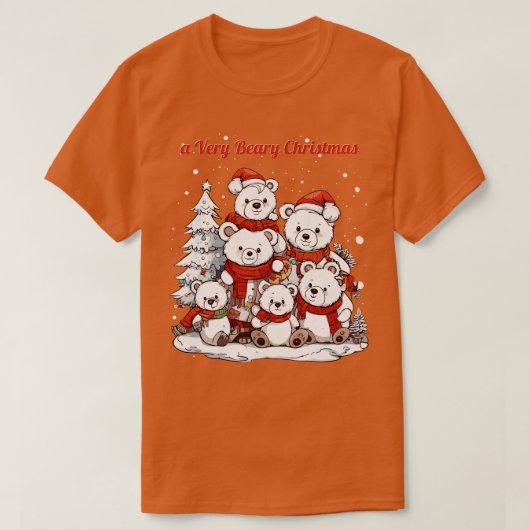 とても美しいクリスマス Tシャツ (デザイン正面)