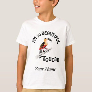 とても美しいトゥーカンカラフルパーソナライズされた Tシャツ