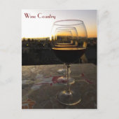 とても美しいワインはがき! ポストカード (正面)
