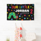 とても腹が減ったケータピラーの黒板の誕生日 横断幕 (インサイチュ)