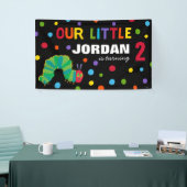 とても腹が減ったケータピラーの黒板の誕生日 横断幕 (トレードショー)