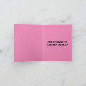 とても自慢なの！（ピンク） カード (内部)