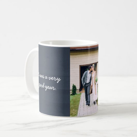 とても良い年の写真カスタムのマグカップ コーヒーマグカップ (正面左)