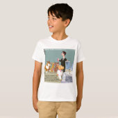 とても裕福な犬 冗談 Tシャツ (正面フル)