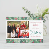 とても陽気なクリスマスの写真 シーズンカード (スタンド正面)