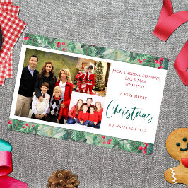 とても陽気なクリスマスの写真 シーズンカード