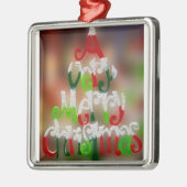 とても陽気なクリスマスオーナメント メタルオーナメント (左)
