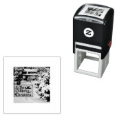 とても陽気なクリスマスクラシックの伝統的冬 セルフインキングスタンプ (インサイチュ)