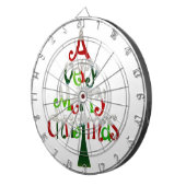 とても陽気なクリスマスツリー ダーツボード (正面右)