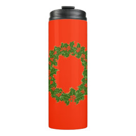 とても陽気なクリスマスリース タンブラー