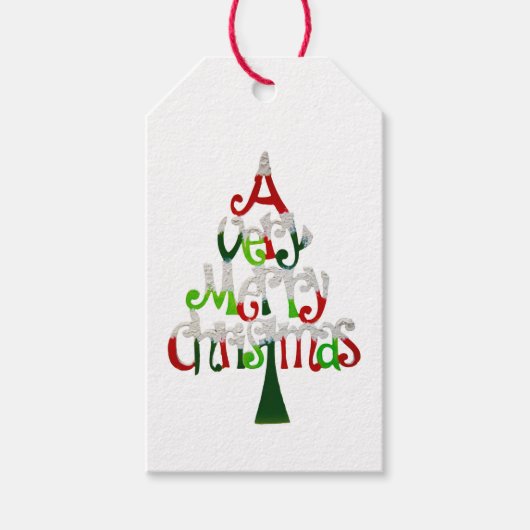とても陽気なクリスマス ギフトタグ (正面)