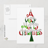 とても陽気なクリスマス シーズンポストカード (正面/裏面)