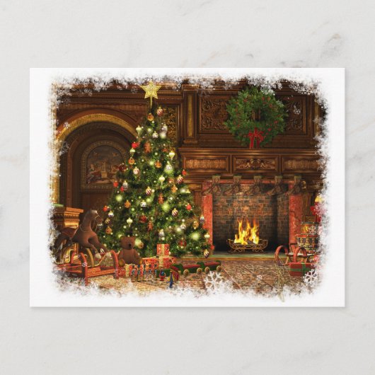 とても陽気なクリスマス シーズンポストカード (正面)