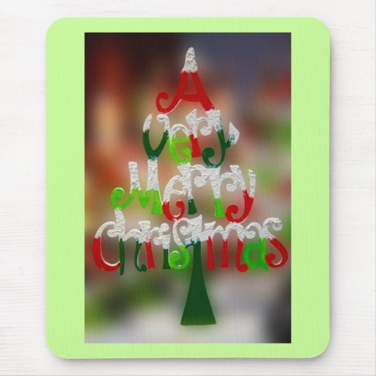 とても陽気なクリスマス マウスパッド (正面)